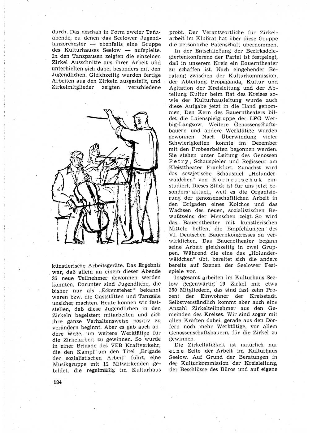 Neuer Weg (NW), Organ des Zentralkomitees (ZK) der SED (Sozialistische Einheitspartei Deutschlands) für Fragen des Parteilebens, 16. Jahrgang [Deutsche Demokratische Republik (DDR)] 1961, Seite 184 (NW ZK SED DDR 1961, S. 184)