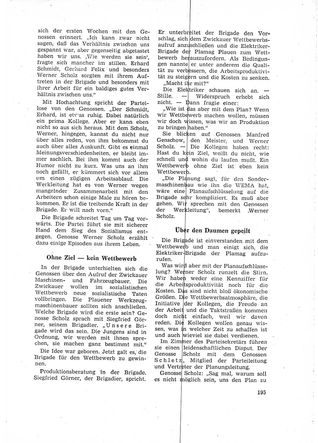 Neuer Weg (NW), Organ des Zentralkomitees (ZK) der SED (Sozialistische Einheitspartei Deutschlands) für Fragen des Parteilebens, 16. Jahrgang [Deutsche Demokratische Republik (DDR)] 1961, Seite 195 (NW ZK SED DDR 1961, S. 195)