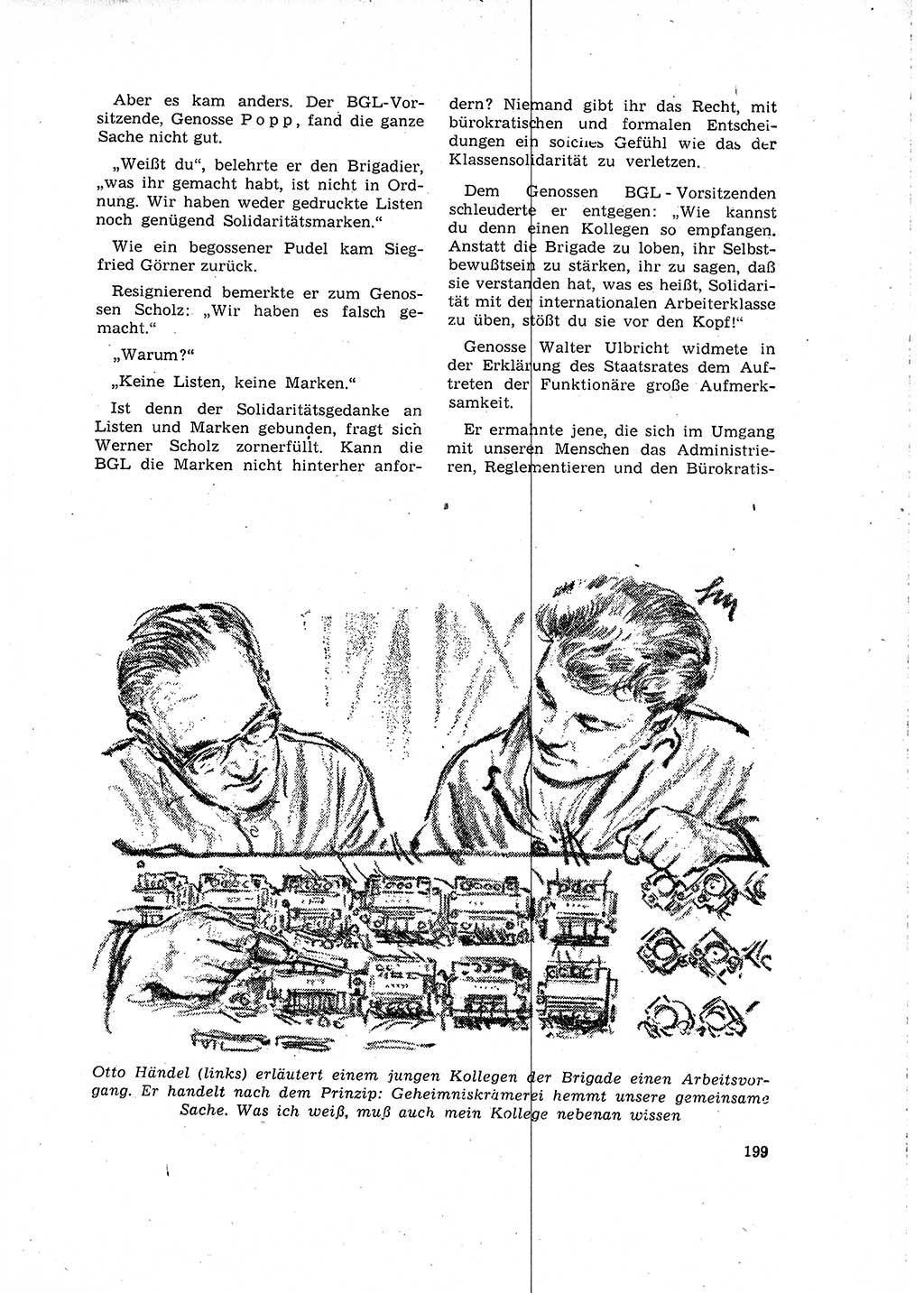 Neuer Weg (NW), Organ des Zentralkomitees (ZK) der SED (Sozialistische Einheitspartei Deutschlands) für Fragen des Parteilebens, 16. Jahrgang [Deutsche Demokratische Republik (DDR)] 1961, Seite 199 (NW ZK SED DDR 1961, S. 199)
