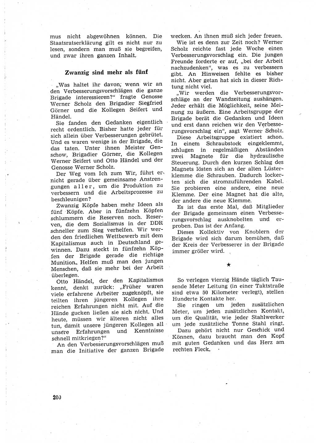 Neuer Weg (NW), Organ des Zentralkomitees (ZK) der SED (Sozialistische Einheitspartei Deutschlands) für Fragen des Parteilebens, 16. Jahrgang [Deutsche Demokratische Republik (DDR)] 1961, Seite 200 (NW ZK SED DDR 1961, S. 200)