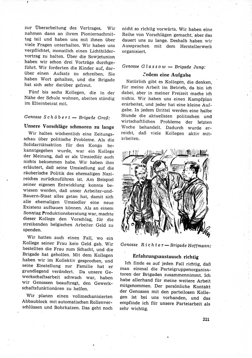 Neuer Weg (NW), Organ des Zentralkomitees (ZK) der SED (Sozialistische Einheitspartei Deutschlands) für Fragen des Parteilebens, 16. Jahrgang [Deutsche Demokratische Republik (DDR)] 1961, Seite 221 (NW ZK SED DDR 1961, S. 221)