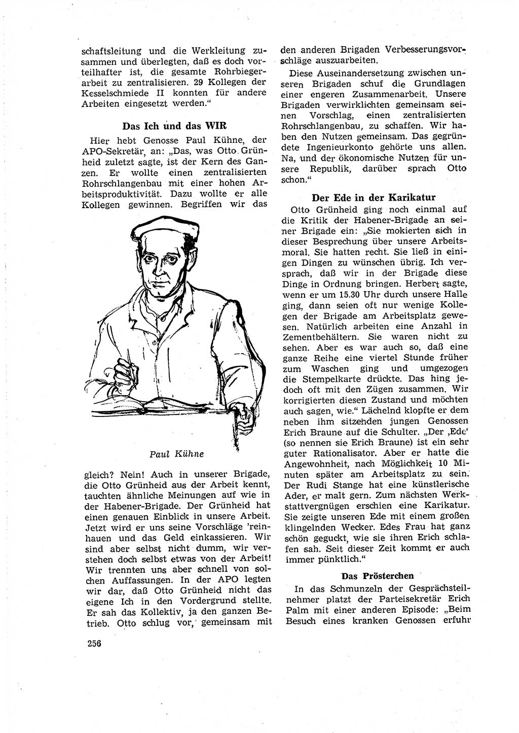 Neuer Weg (NW), Organ des Zentralkomitees (ZK) der SED (Sozialistische Einheitspartei Deutschlands) für Fragen des Parteilebens, 16. Jahrgang [Deutsche Demokratische Republik (DDR)] 1961, Seite 256 (NW ZK SED DDR 1961, S. 256)