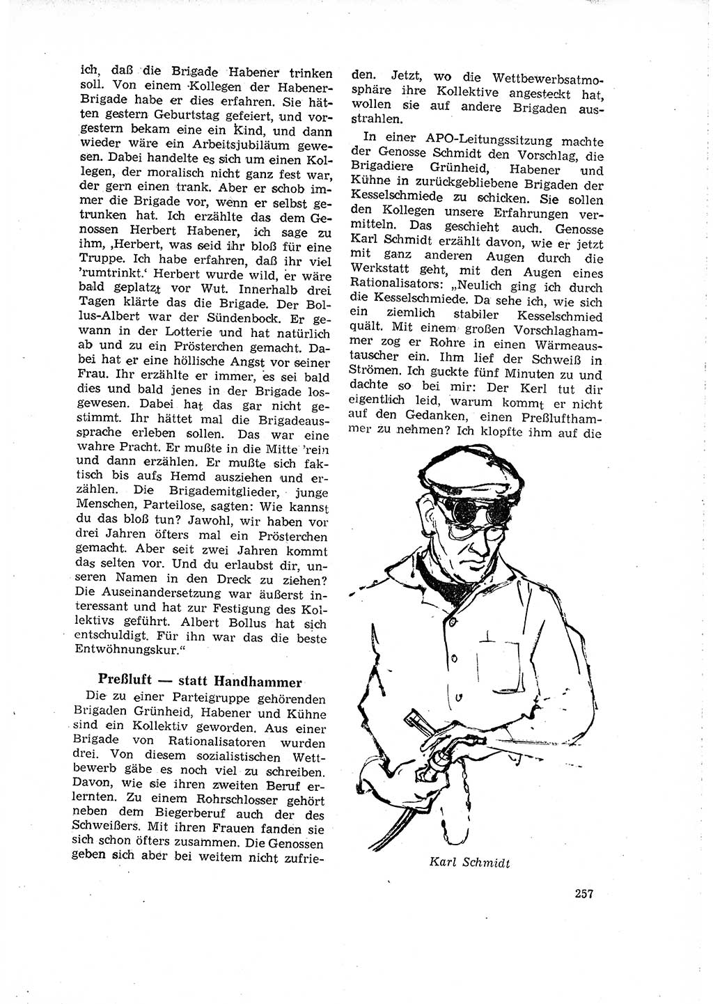 Neuer Weg (NW), Organ des Zentralkomitees (ZK) der SED (Sozialistische Einheitspartei Deutschlands) für Fragen des Parteilebens, 16. Jahrgang [Deutsche Demokratische Republik (DDR)] 1961, Seite 257 (NW ZK SED DDR 1961, S. 257)