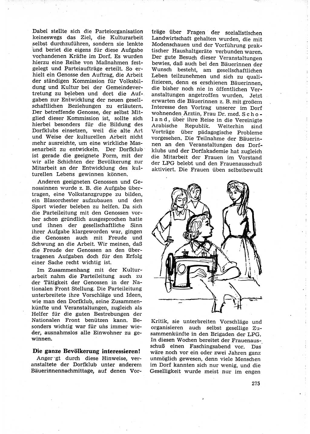 Neuer Weg (NW), Organ des Zentralkomitees (ZK) der SED (Sozialistische Einheitspartei Deutschlands) für Fragen des Parteilebens, 16. Jahrgang [Deutsche Demokratische Republik (DDR)] 1961, Seite 275 (NW ZK SED DDR 1961, S. 275)