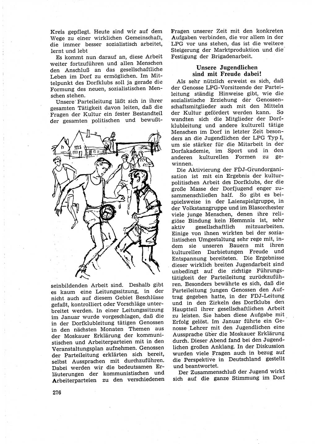 Neuer Weg (NW), Organ des Zentralkomitees (ZK) der SED (Sozialistische Einheitspartei Deutschlands) für Fragen des Parteilebens, 16. Jahrgang [Deutsche Demokratische Republik (DDR)] 1961, Seite 276 (NW ZK SED DDR 1961, S. 276)