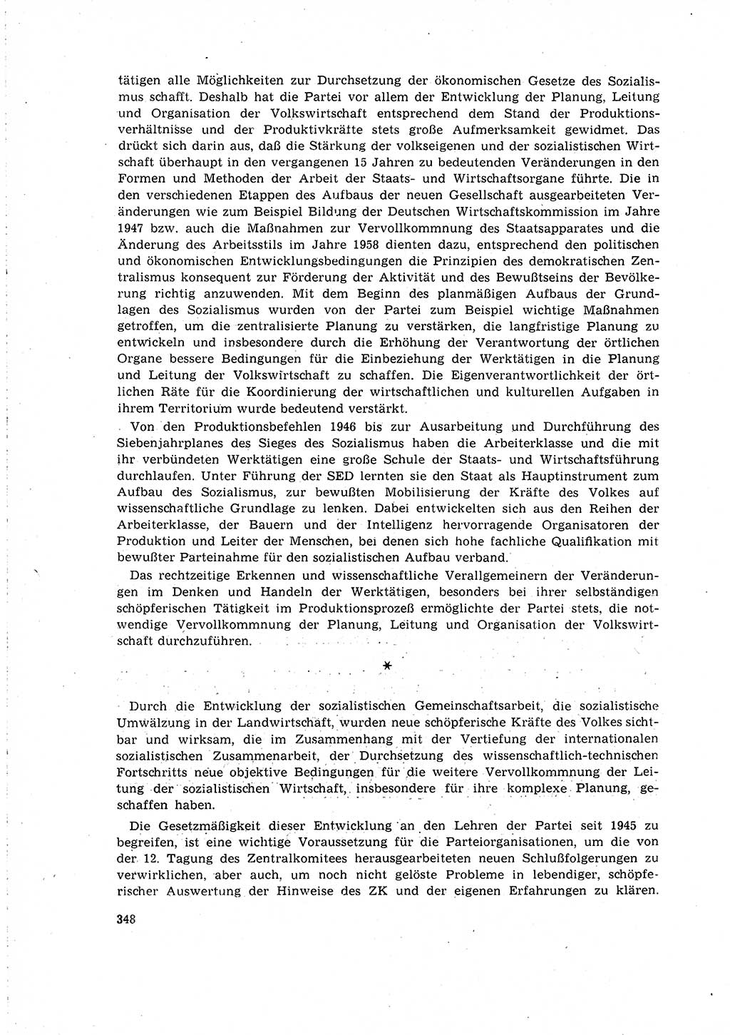 Neuer Weg (NW), Organ des Zentralkomitees (ZK) der SED (Sozialistische Einheitspartei Deutschlands) für Fragen des Parteilebens, 16. Jahrgang [Deutsche Demokratische Republik (DDR)] 1961, Seite 348 (NW ZK SED DDR 1961, S. 348)