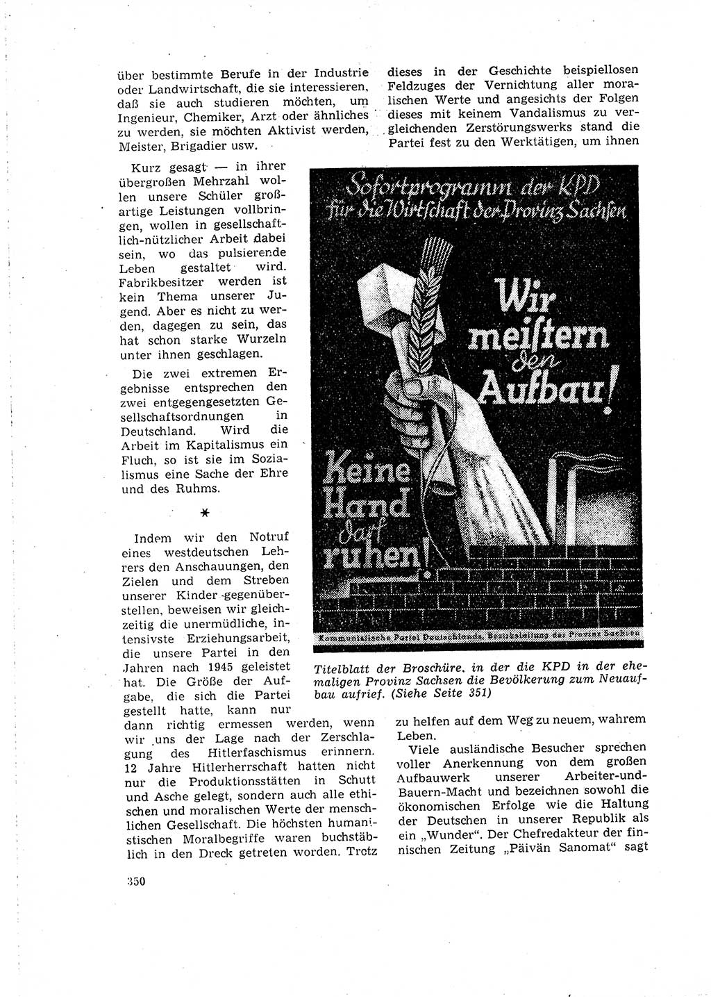 Neuer Weg (NW), Organ des Zentralkomitees (ZK) der SED (Sozialistische Einheitspartei Deutschlands) für Fragen des Parteilebens, 16. Jahrgang [Deutsche Demokratische Republik (DDR)] 1961, Seite 350 (NW ZK SED DDR 1961, S. 350)