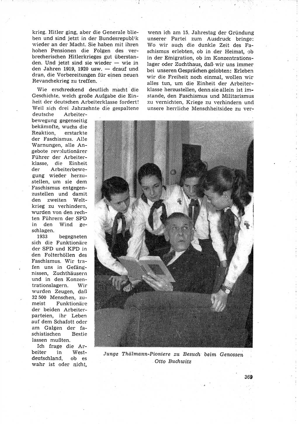 Neuer Weg (NW), Organ des Zentralkomitees (ZK) der SED (Sozialistische Einheitspartei Deutschlands) für Fragen des Parteilebens, 16. Jahrgang [Deutsche Demokratische Republik (DDR)] 1961, Seite 369 (NW ZK SED DDR 1961, S. 369)