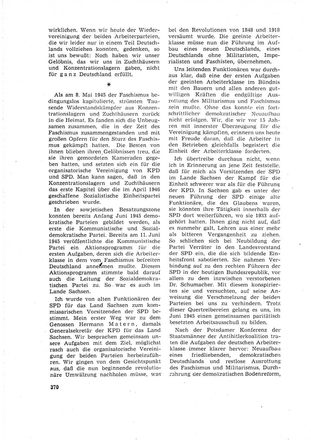 Neuer Weg (NW), Organ des Zentralkomitees (ZK) der SED (Sozialistische Einheitspartei Deutschlands) fÃ¼r Fragen des Parteilebens, 16. Jahrgang [Deutsche Demokratische Republik (DDR)] 1961, Seite 370 (NW ZK SED DDR 1961, S. 370)
