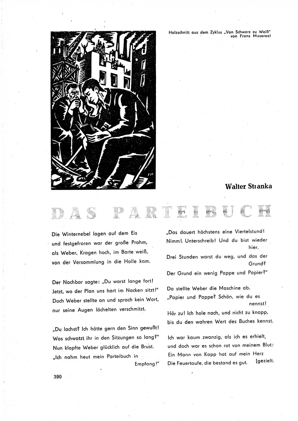 Neuer Weg (NW), Organ des Zentralkomitees (ZK) der SED (Sozialistische Einheitspartei Deutschlands) für Fragen des Parteilebens, 16. Jahrgang [Deutsche Demokratische Republik (DDR)] 1961, Seite 390 (NW ZK SED DDR 1961, S. 390)