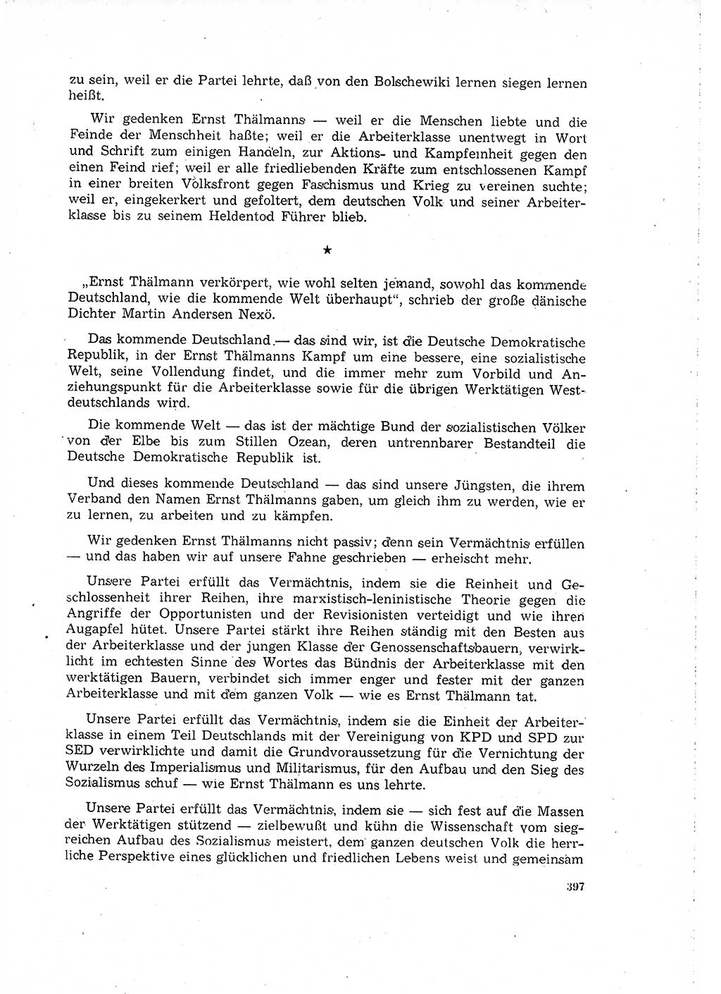 Neuer Weg (NW), Organ des Zentralkomitees (ZK) der SED (Sozialistische Einheitspartei Deutschlands) für Fragen des Parteilebens, 16. Jahrgang [Deutsche Demokratische Republik (DDR)] 1961, Seite 397 (NW ZK SED DDR 1961, S. 397)