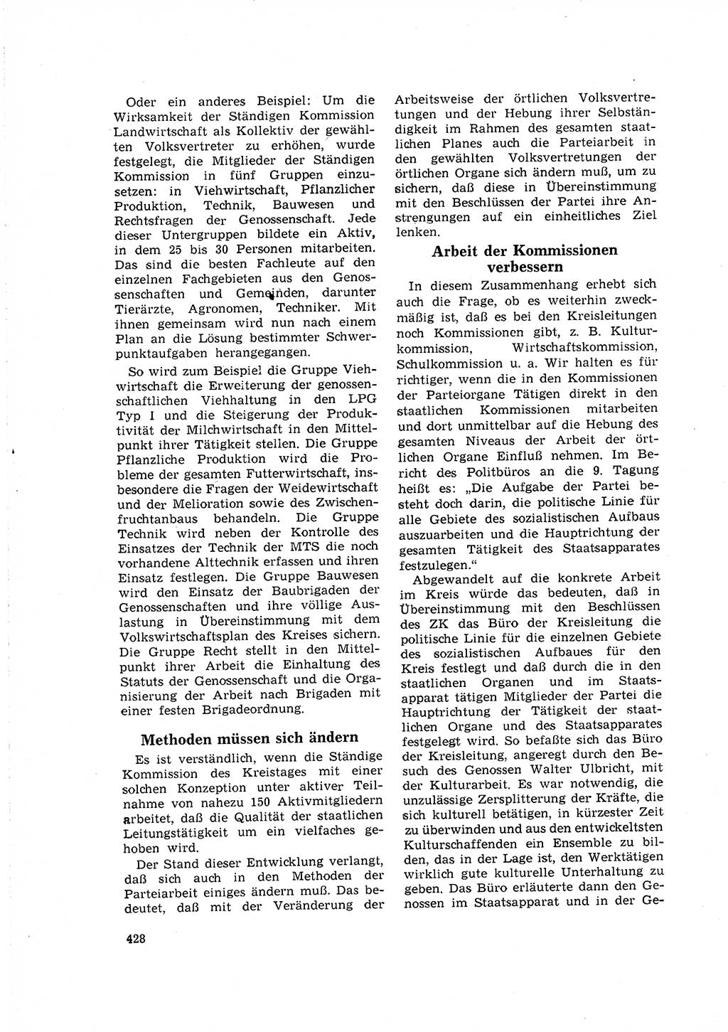 Neuer Weg (NW), Organ des Zentralkomitees (ZK) der SED (Sozialistische Einheitspartei Deutschlands) für Fragen des Parteilebens, 16. Jahrgang [Deutsche Demokratische Republik (DDR)] 1961, Seite 428 (NW ZK SED DDR 1961, S. 428)