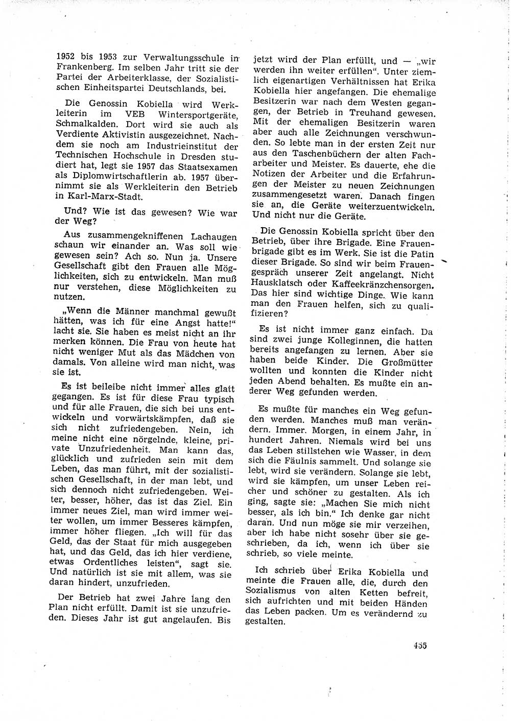 Neuer Weg (NW), Organ des Zentralkomitees (ZK) der SED (Sozialistische Einheitspartei Deutschlands) für Fragen des Parteilebens, 16. Jahrgang [Deutsche Demokratische Republik (DDR)] 1961, Seite 455 (NW ZK SED DDR 1961, S. 455)