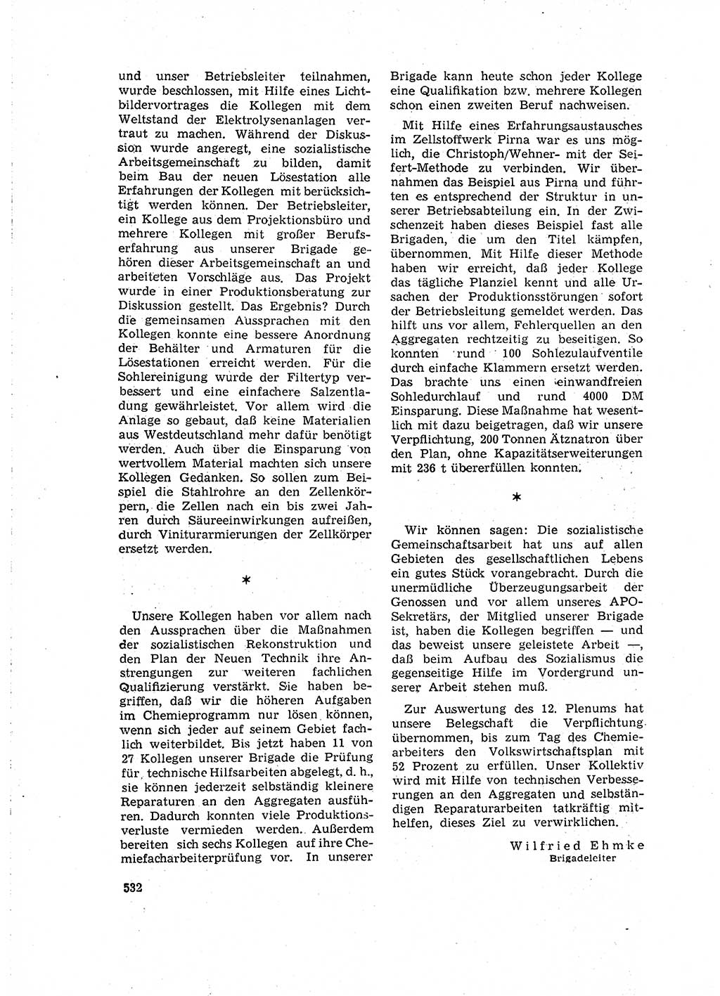 Neuer Weg (NW), Organ des Zentralkomitees (ZK) der SED (Sozialistische Einheitspartei Deutschlands) für Fragen des Parteilebens, 16. Jahrgang [Deutsche Demokratische Republik (DDR)] 1961, Seite 532 (NW ZK SED DDR 1961, S. 532)