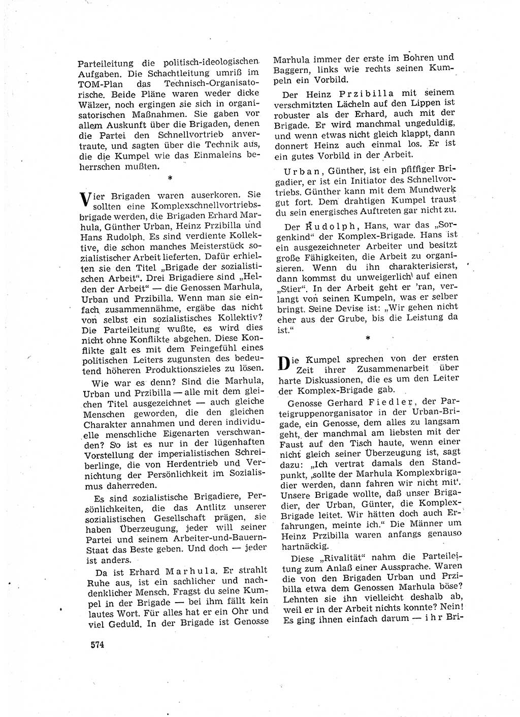 Neuer Weg (NW), Organ des Zentralkomitees (ZK) der SED (Sozialistische Einheitspartei Deutschlands) für Fragen des Parteilebens, 16. Jahrgang [Deutsche Demokratische Republik (DDR)] 1961, Seite 574 (NW ZK SED DDR 1961, S. 574)