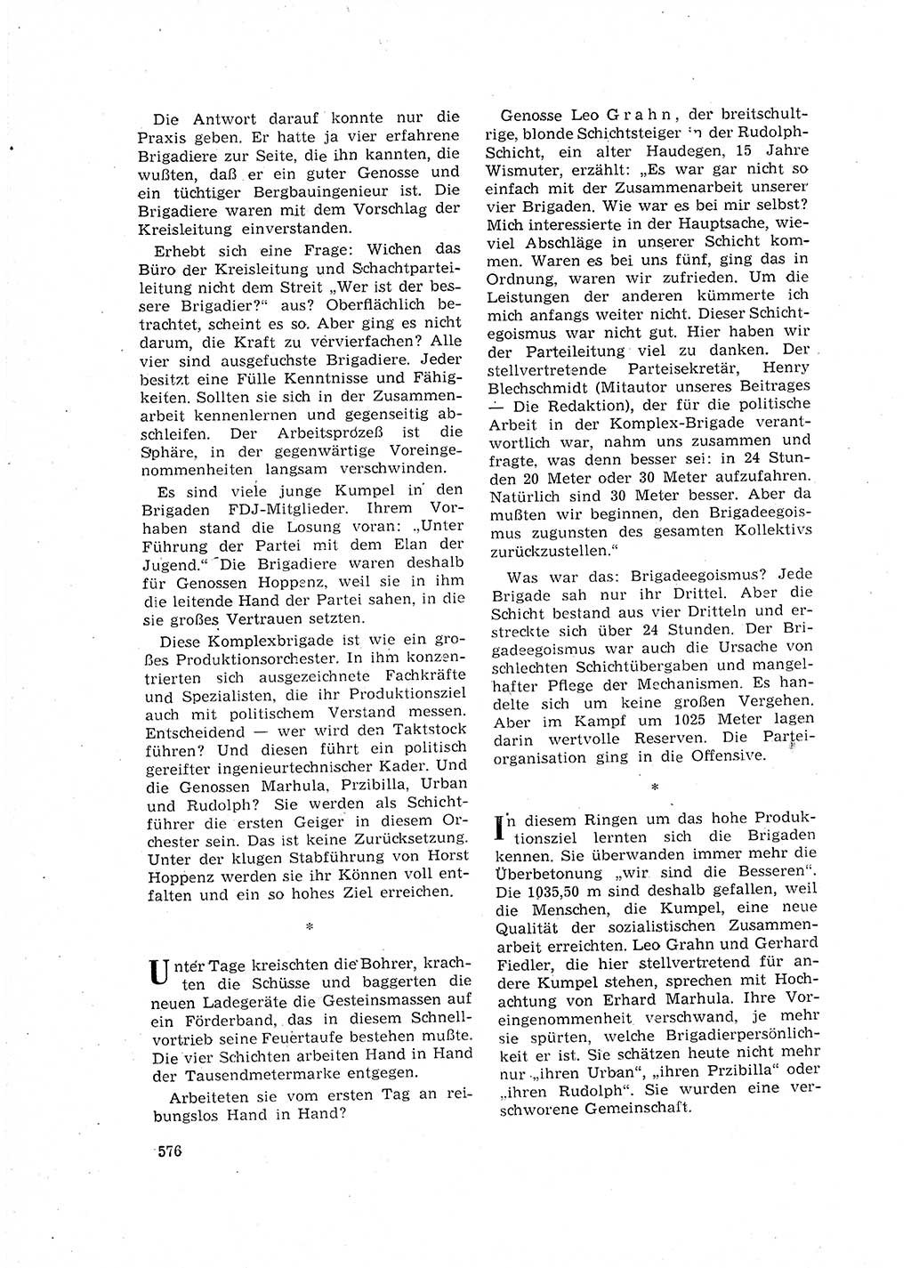 Neuer Weg (NW), Organ des Zentralkomitees (ZK) der SED (Sozialistische Einheitspartei Deutschlands) für Fragen des Parteilebens, 16. Jahrgang [Deutsche Demokratische Republik (DDR)] 1961, Seite 576 (NW ZK SED DDR 1961, S. 576)