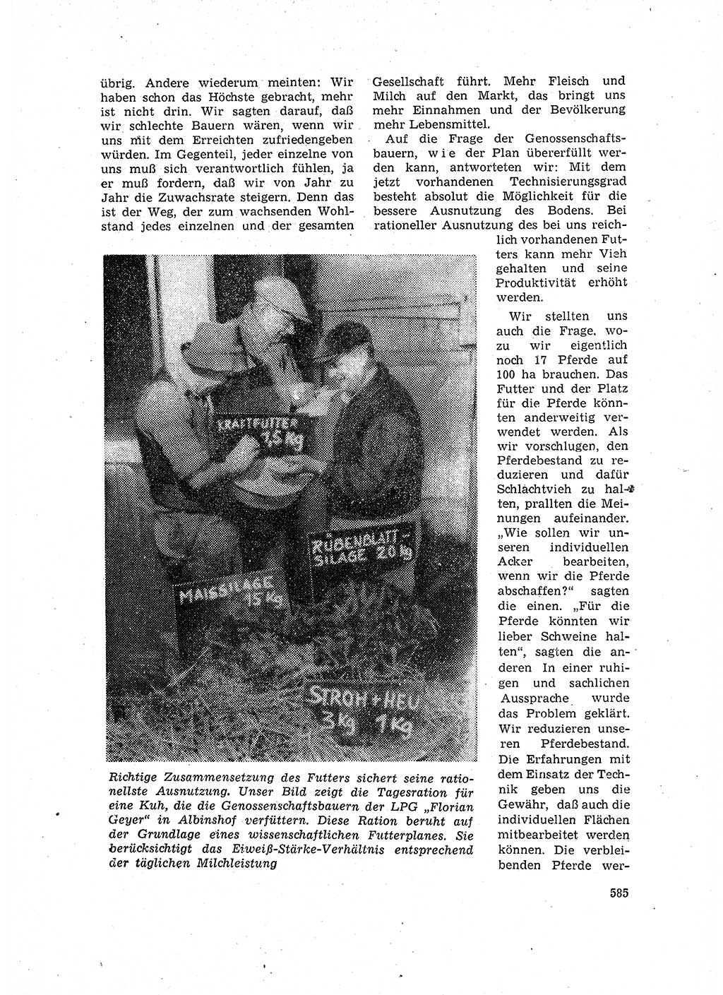 Neuer Weg (NW), Organ des Zentralkomitees (ZK) der SED (Sozialistische Einheitspartei Deutschlands) für Fragen des Parteilebens, 16. Jahrgang [Deutsche Demokratische Republik (DDR)] 1961, Seite 585 (NW ZK SED DDR 1961, S. 585)
