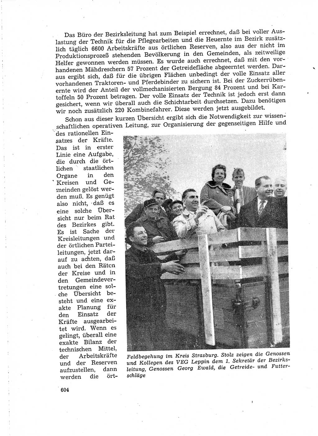 Neuer Weg (NW), Organ des Zentralkomitees (ZK) der SED (Sozialistische Einheitspartei Deutschlands) für Fragen des Parteilebens, 16. Jahrgang [Deutsche Demokratische Republik (DDR)] 1961, Seite 604 (NW ZK SED DDR 1961, S. 604)