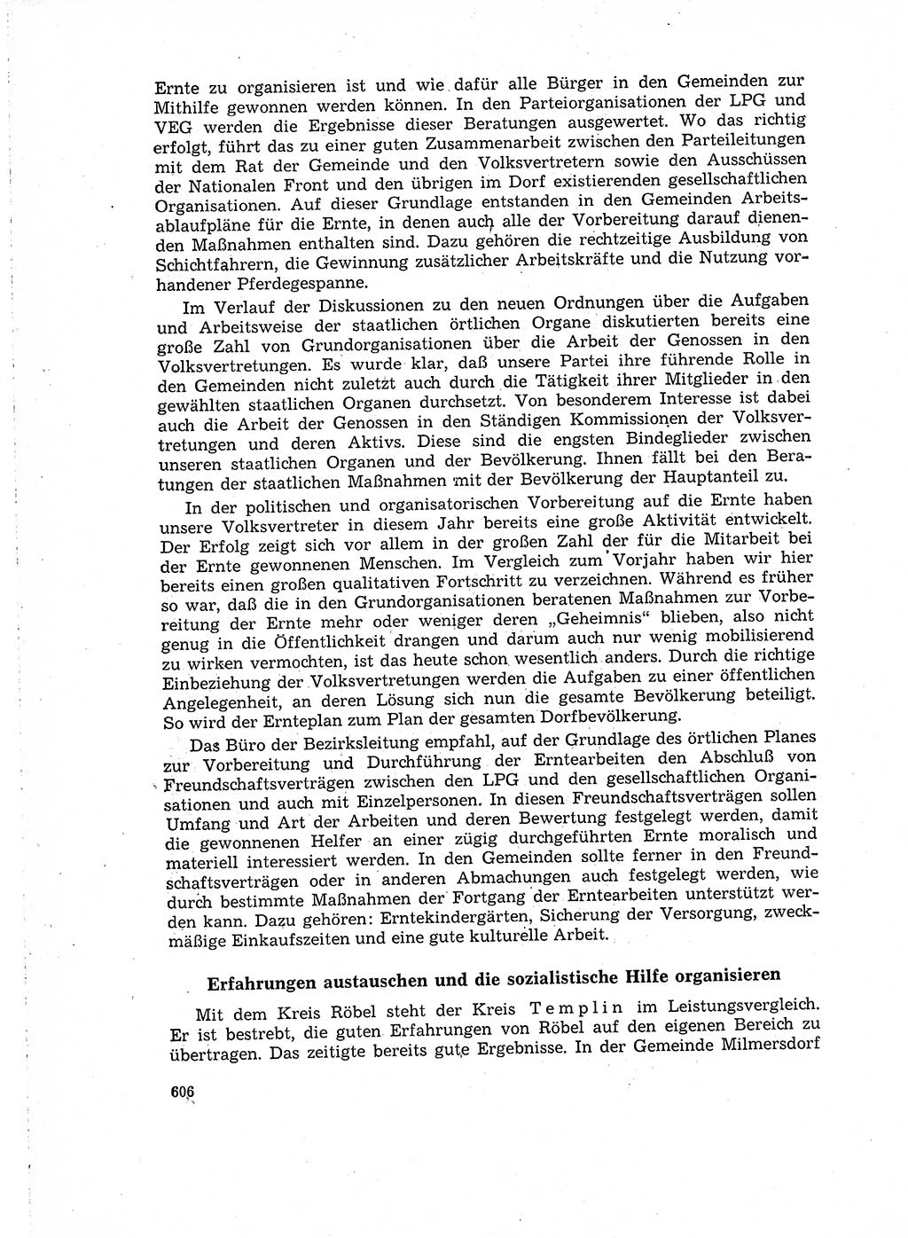 Neuer Weg (NW), Organ des Zentralkomitees (ZK) der SED (Sozialistische Einheitspartei Deutschlands) für Fragen des Parteilebens, 16. Jahrgang [Deutsche Demokratische Republik (DDR)] 1961, Seite 606 (NW ZK SED DDR 1961, S. 606)