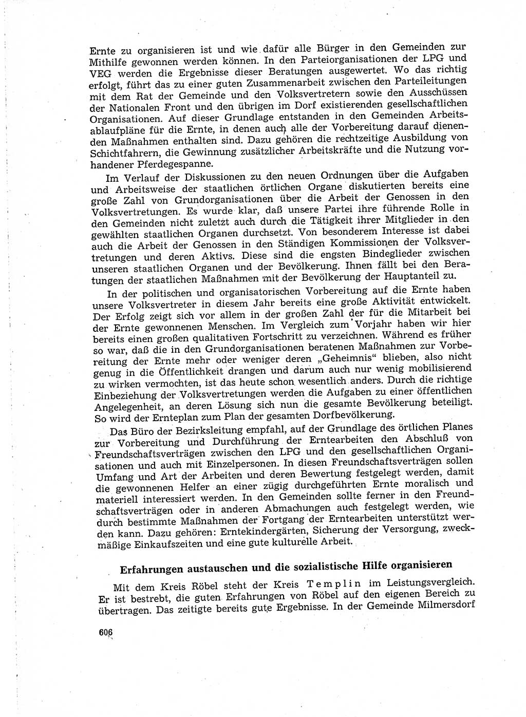 Neuer Weg (NW), Organ des Zentralkomitees (ZK) der SED (Sozialistische Einheitspartei Deutschlands) für Fragen des Parteilebens, 16. Jahrgang [Deutsche Demokratische Republik (DDR)] 1961, Seite 606 (NW ZK SED DDR 1961, S. 606)