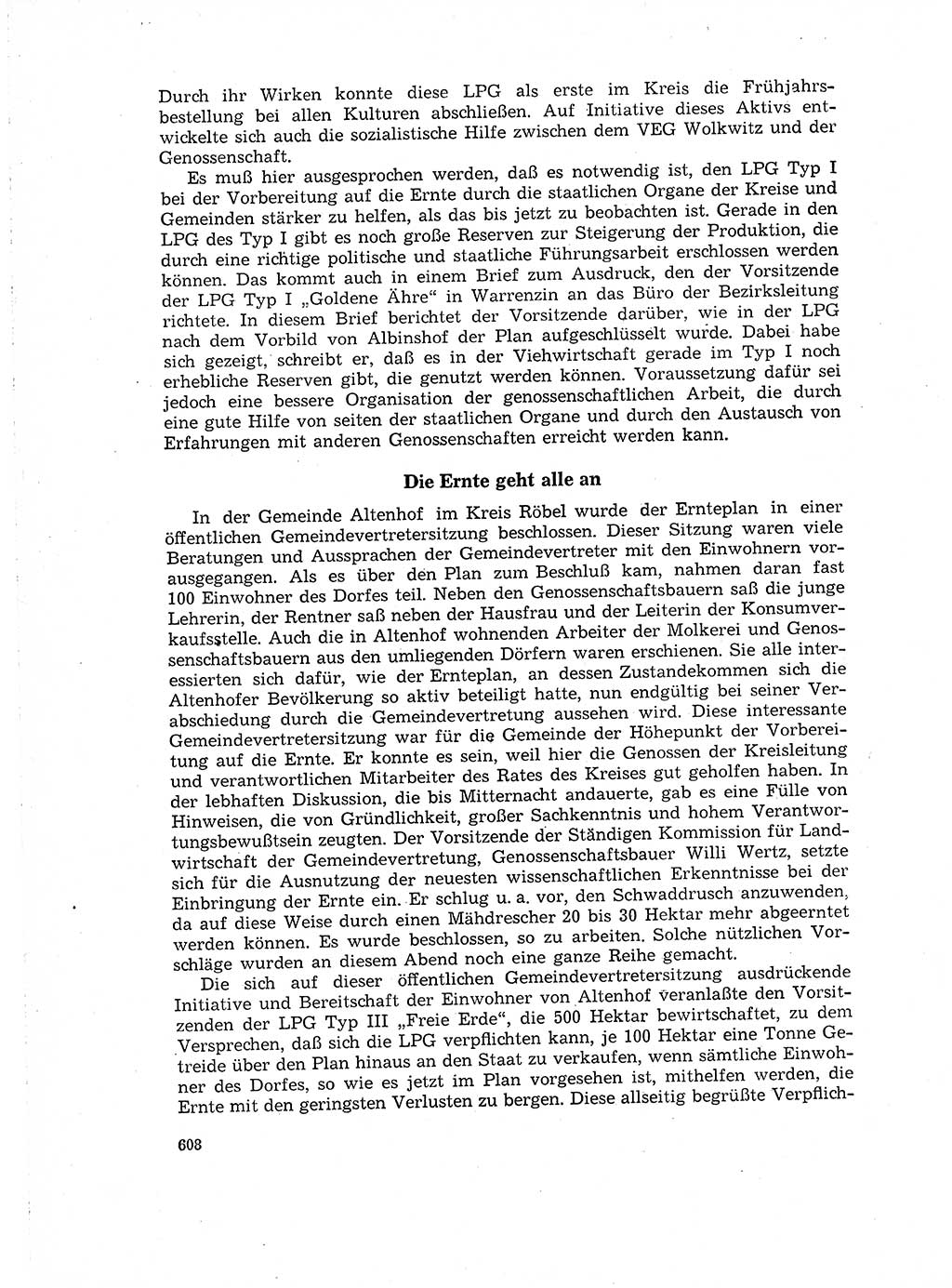 Neuer Weg (NW), Organ des Zentralkomitees (ZK) der SED (Sozialistische Einheitspartei Deutschlands) für Fragen des Parteilebens, 16. Jahrgang [Deutsche Demokratische Republik (DDR)] 1961, Seite 608 (NW ZK SED DDR 1961, S. 608)