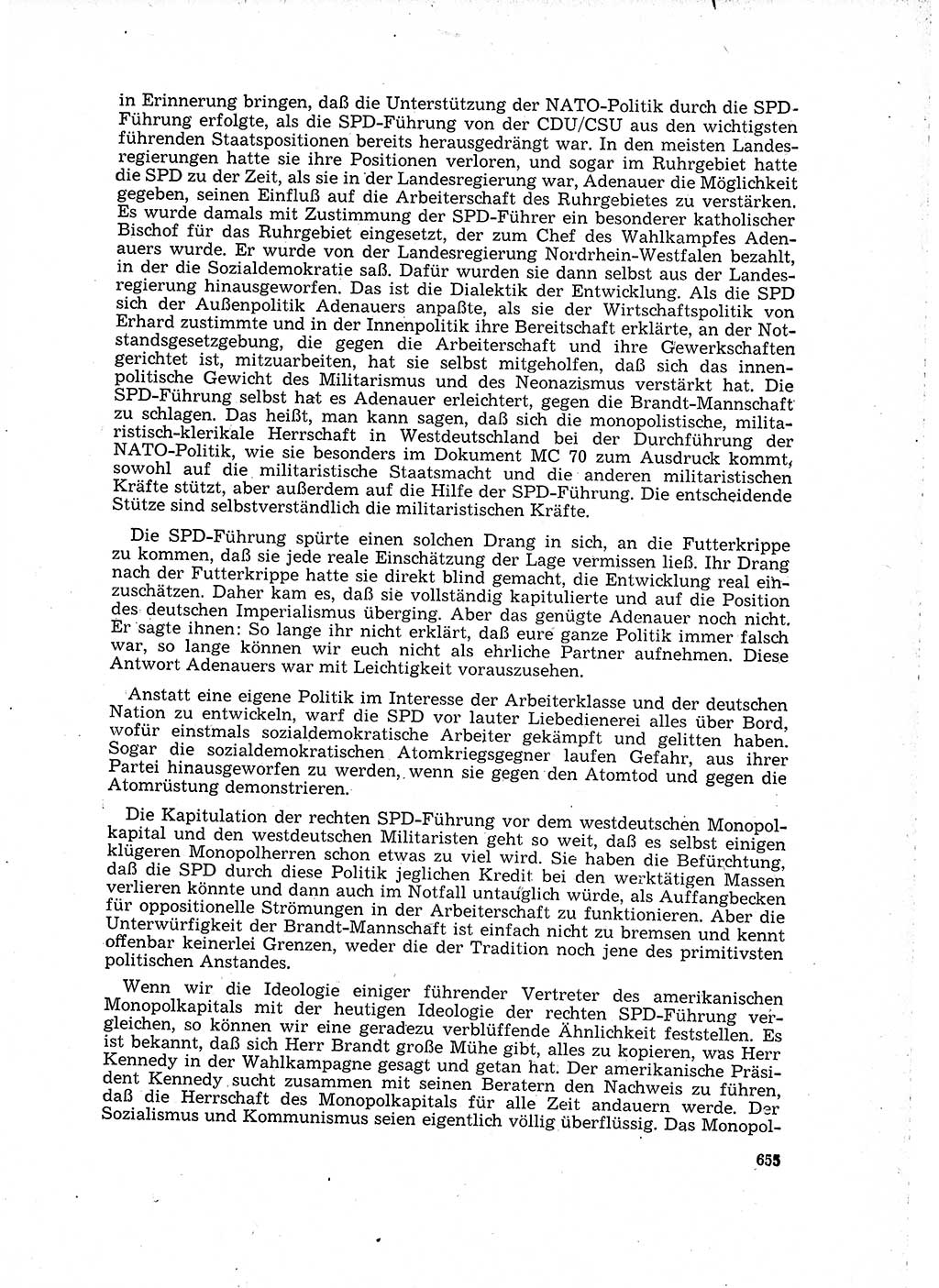 Neuer Weg (NW), Organ des Zentralkomitees (ZK) der SED (Sozialistische Einheitspartei Deutschlands) für Fragen des Parteilebens, 16. Jahrgang [Deutsche Demokratische Republik (DDR)] 1961, Seite 655 (NW ZK SED DDR 1961, S. 655)