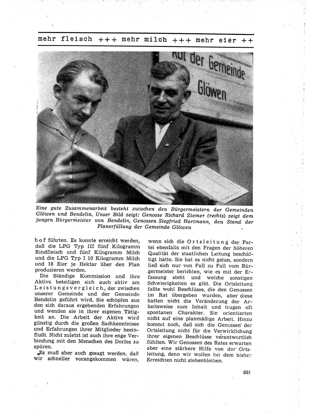 Neuer Weg (NW), Organ des Zentralkomitees (ZK) der SED (Sozialistische Einheitspartei Deutschlands) für Fragen des Parteilebens, 16. Jahrgang [Deutsche Demokratische Republik (DDR)] 1961, Seite 691 (NW ZK SED DDR 1961, S. 691)