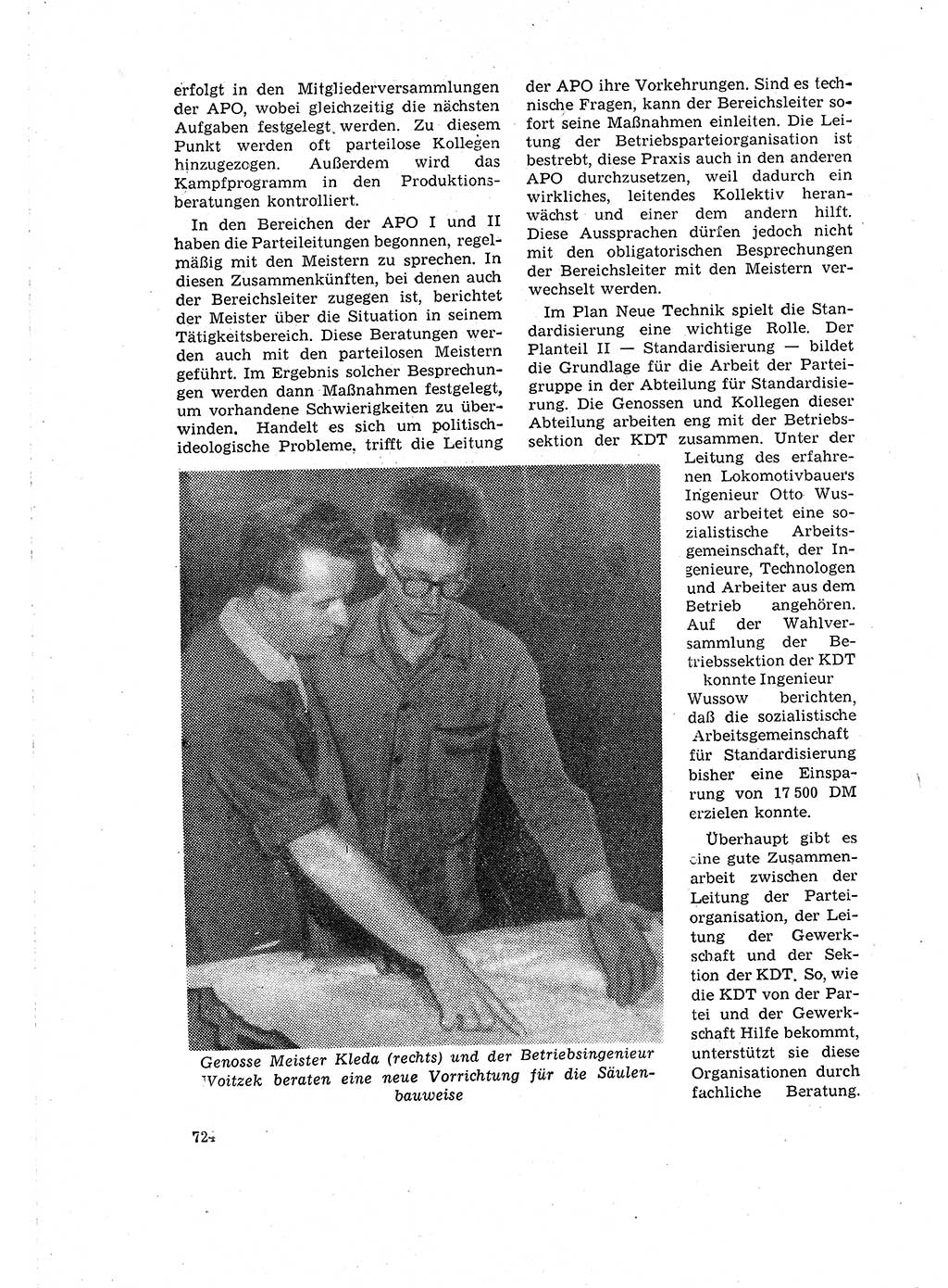 Neuer Weg (NW), Organ des Zentralkomitees (ZK) der SED (Sozialistische Einheitspartei Deutschlands) für Fragen des Parteilebens, 16. Jahrgang [Deutsche Demokratische Republik (DDR)] 1961, Seite 724 (NW ZK SED DDR 1961, S. 724)