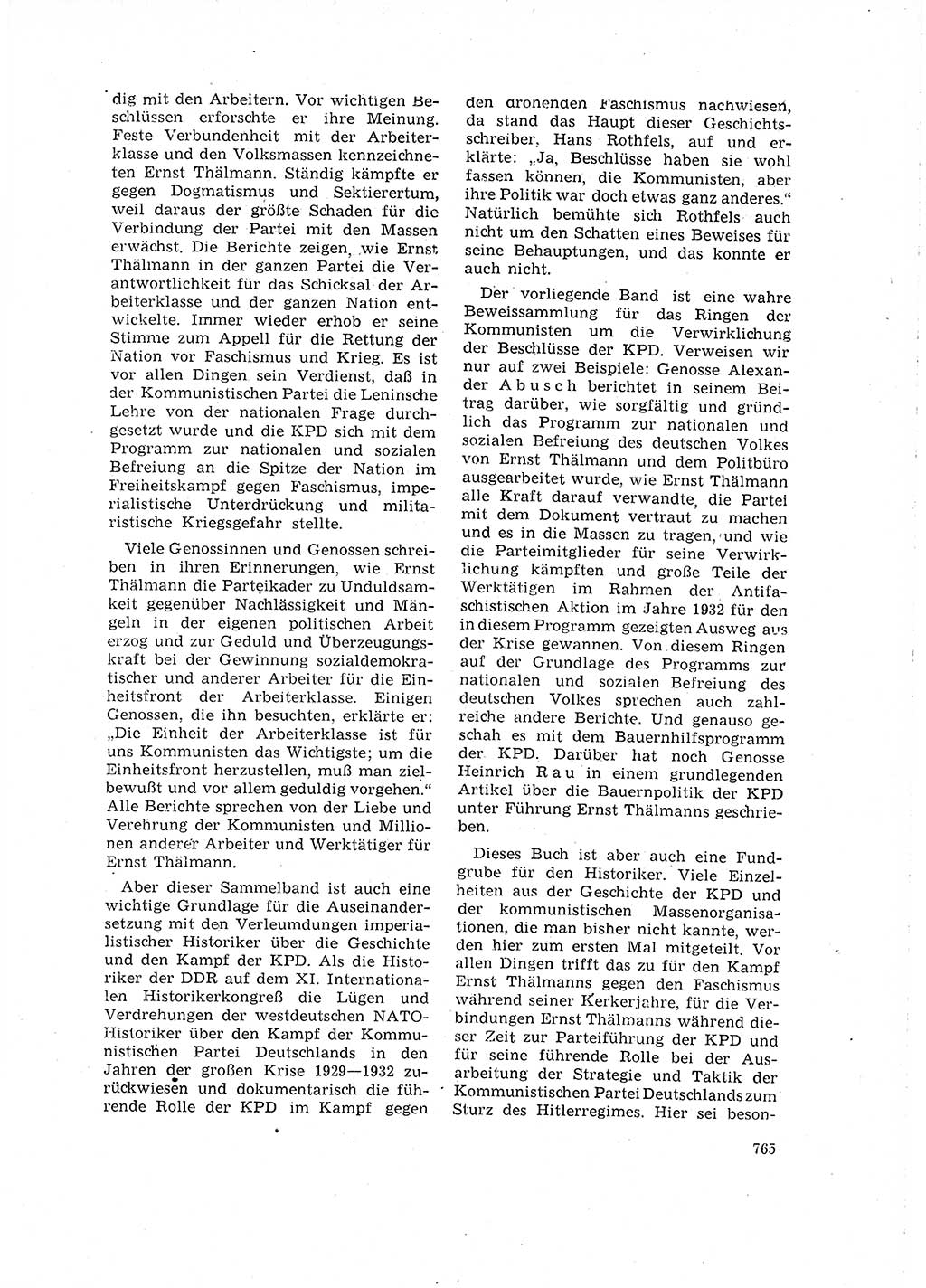 Neuer Weg (NW), Organ des Zentralkomitees (ZK) der SED (Sozialistische Einheitspartei Deutschlands) für Fragen des Parteilebens, 16. Jahrgang [Deutsche Demokratische Republik (DDR)] 1961, Seite 765 (NW ZK SED DDR 1961, S. 765)