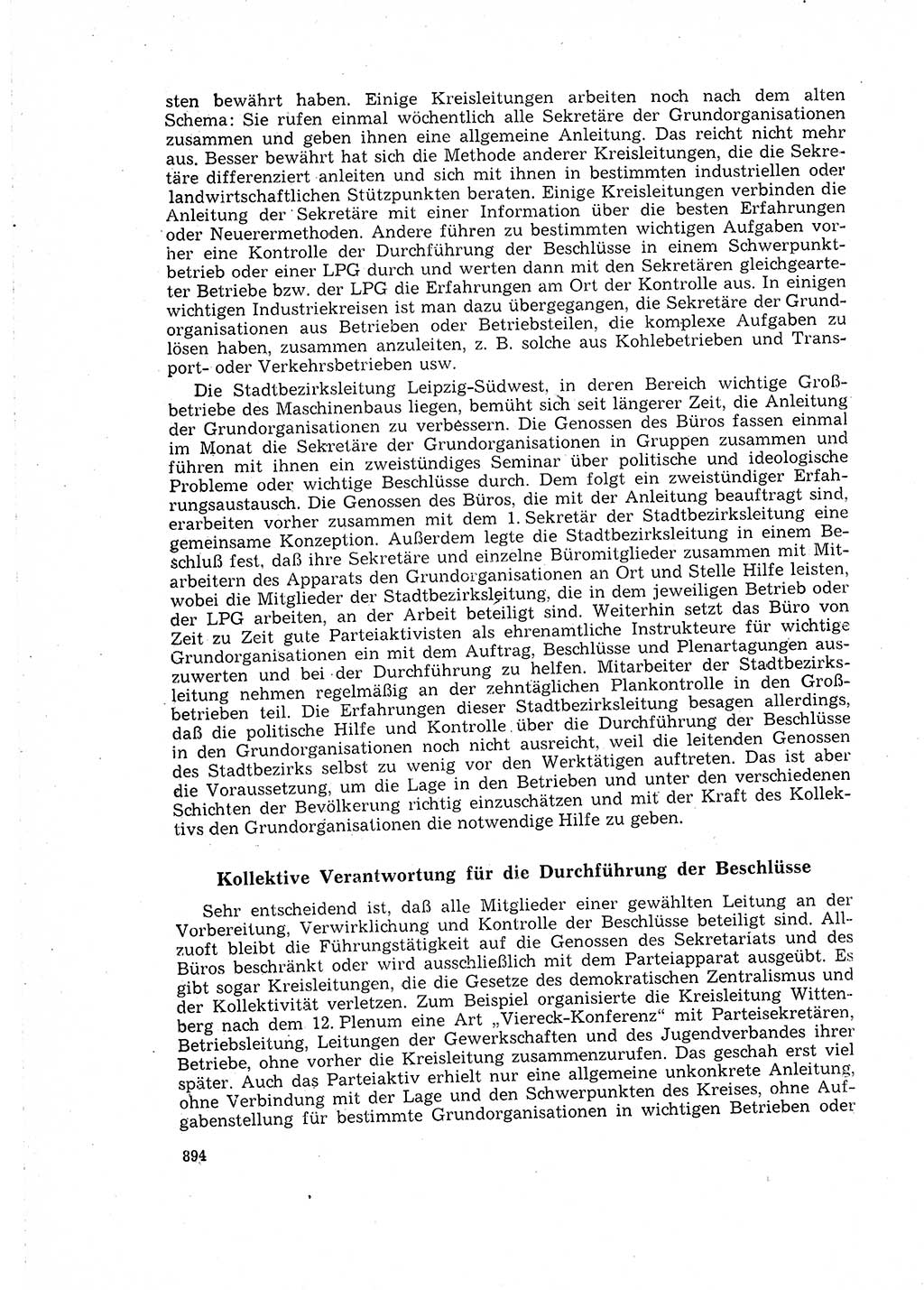 Neuer Weg (NW), Organ des Zentralkomitees (ZK) der SED (Sozialistische Einheitspartei Deutschlands) für Fragen des Parteilebens, 16. Jahrgang [Deutsche Demokratische Republik (DDR)] 1961, Seite 894 (NW ZK SED DDR 1961, S. 894)