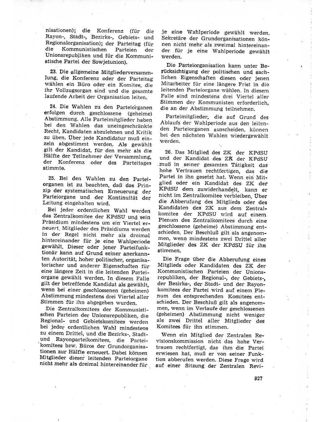 Neuer Weg (NW), Organ des Zentralkomitees (ZK) der SED (Sozialistische Einheitspartei Deutschlands) für Fragen des Parteilebens, 16. Jahrgang [Deutsche Demokratische Republik (DDR)] 1961, Seite 927 (NW ZK SED DDR 1961, S. 927)