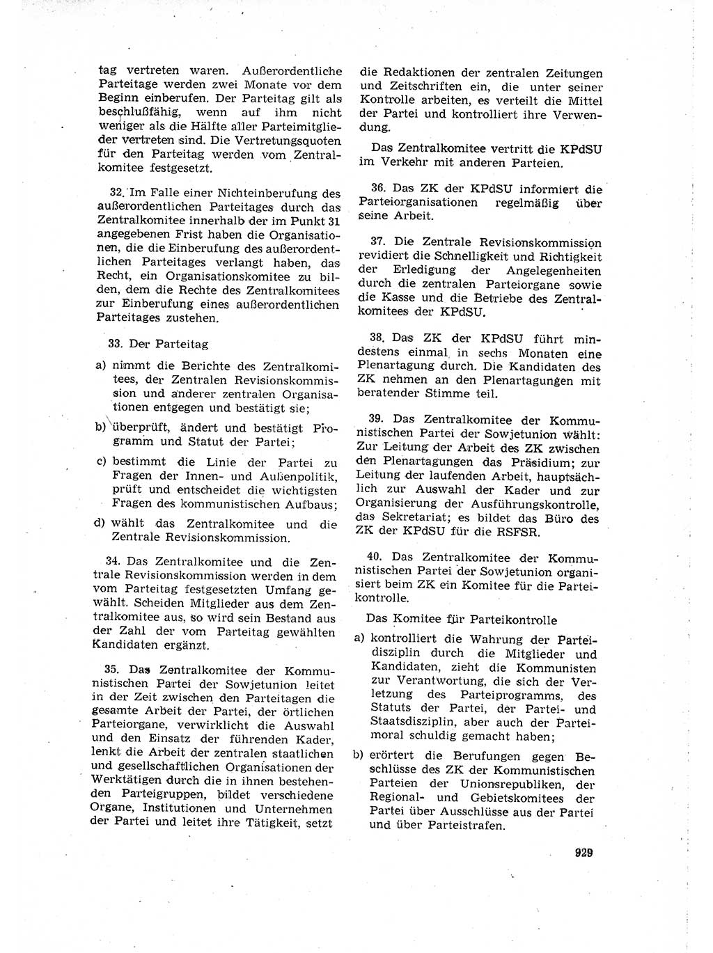 Neuer Weg (NW), Organ des Zentralkomitees (ZK) der SED (Sozialistische Einheitspartei Deutschlands) für Fragen des Parteilebens, 16. Jahrgang [Deutsche Demokratische Republik (DDR)] 1961, Seite 929 (NW ZK SED DDR 1961, S. 929)
