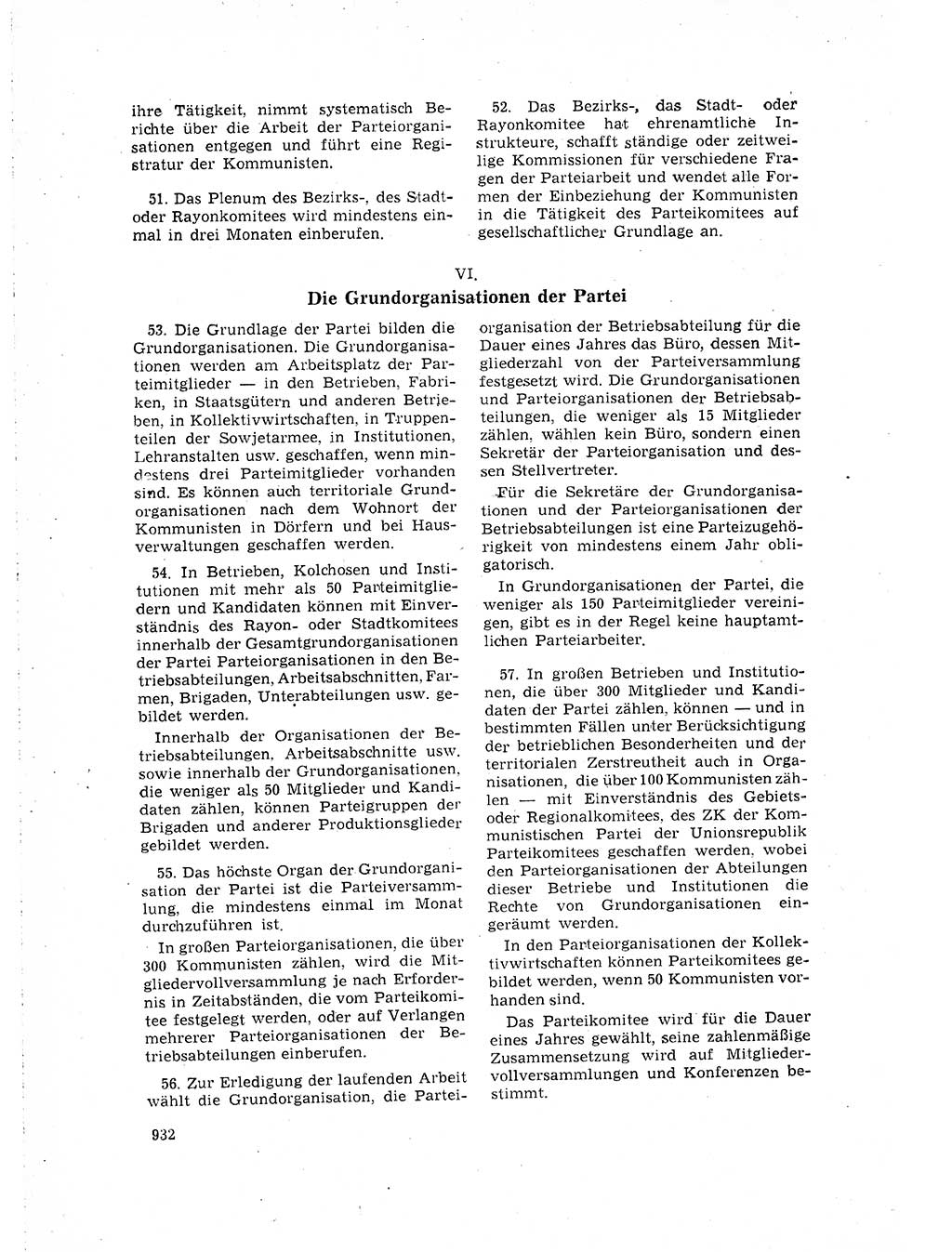 Neuer Weg (NW), Organ des Zentralkomitees (ZK) der SED (Sozialistische Einheitspartei Deutschlands) für Fragen des Parteilebens, 16. Jahrgang [Deutsche Demokratische Republik (DDR)] 1961, Seite 932 (NW ZK SED DDR 1961, S. 932)