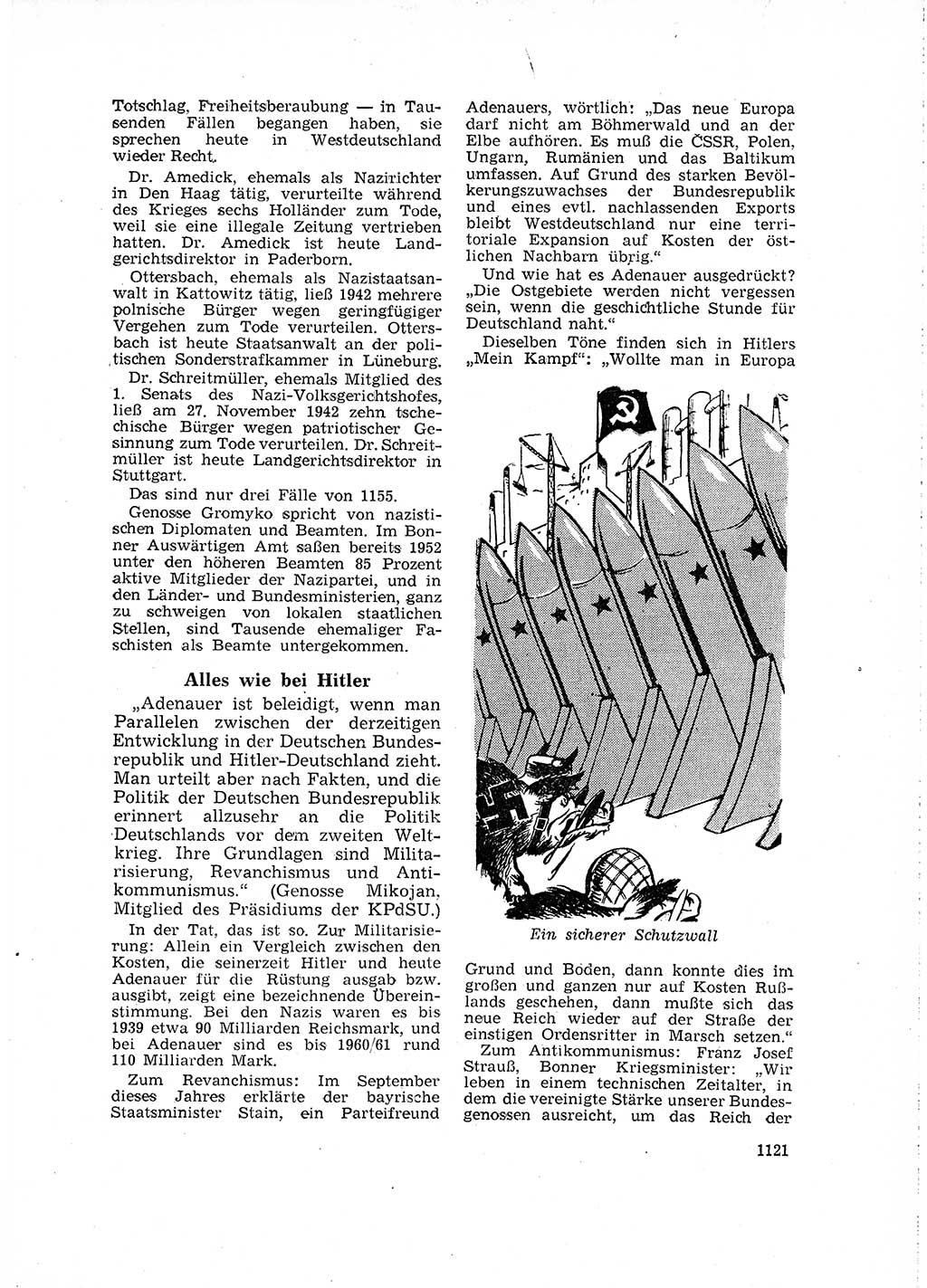 Neuer Weg (NW), Organ des Zentralkomitees (ZK) der SED (Sozialistische Einheitspartei Deutschlands) für Fragen des Parteilebens, 16. Jahrgang [Deutsche Demokratische Republik (DDR)] 1961, Seite 1121 (NW ZK SED DDR 1961, S. 1121)