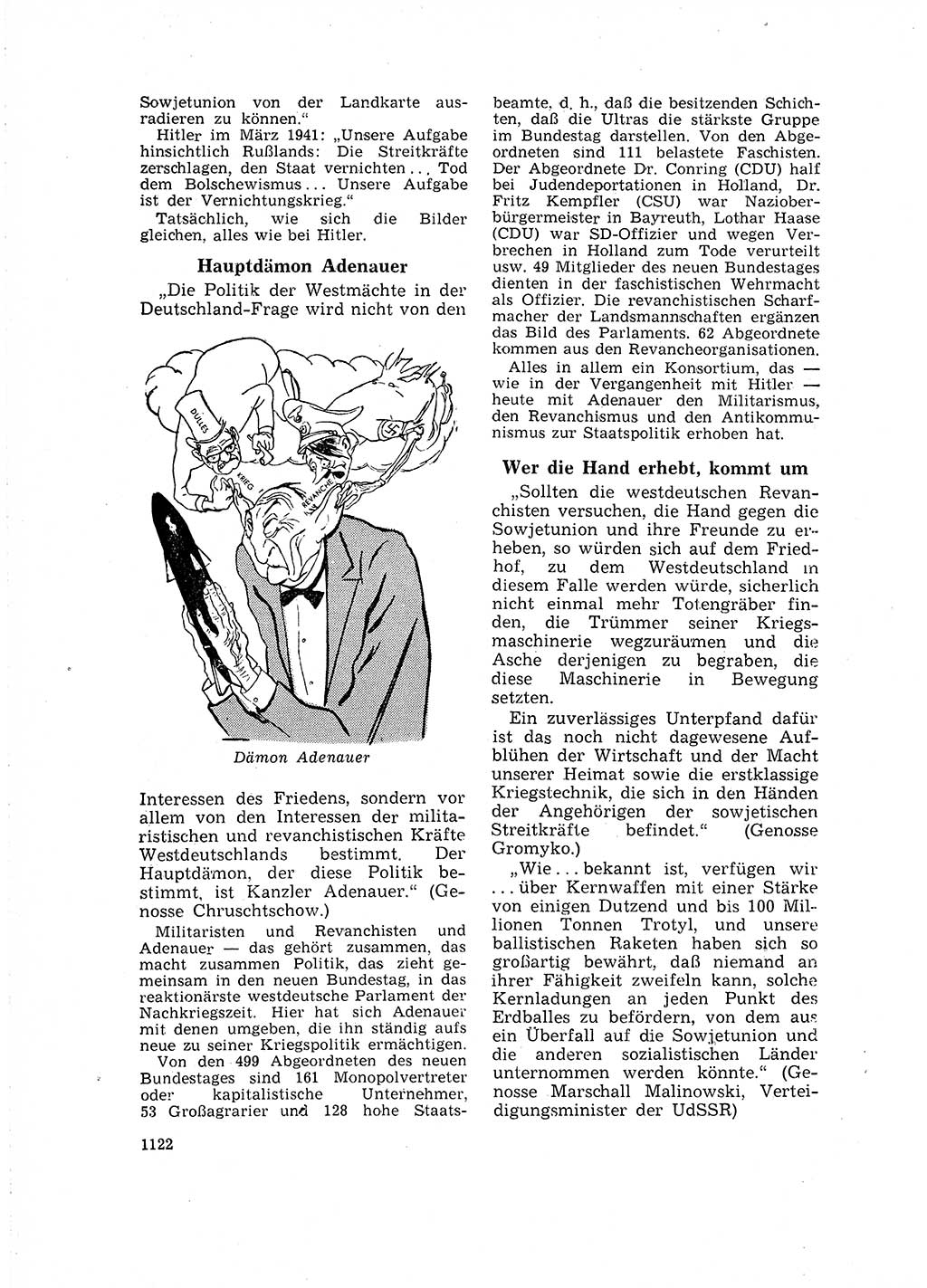 Neuer Weg (NW), Organ des Zentralkomitees (ZK) der SED (Sozialistische Einheitspartei Deutschlands) für Fragen des Parteilebens, 16. Jahrgang [Deutsche Demokratische Republik (DDR)] 1961, Seite 1122 (NW ZK SED DDR 1961, S. 1122)