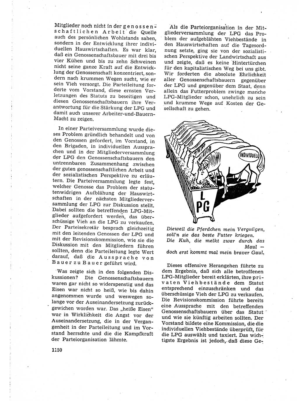 Neuer Weg (NW), Organ des Zentralkomitees (ZK) der SED (Sozialistische Einheitspartei Deutschlands) für Fragen des Parteilebens, 16. Jahrgang [Deutsche Demokratische Republik (DDR)] 1961, Seite 1150 (NW ZK SED DDR 1961, S. 1150)