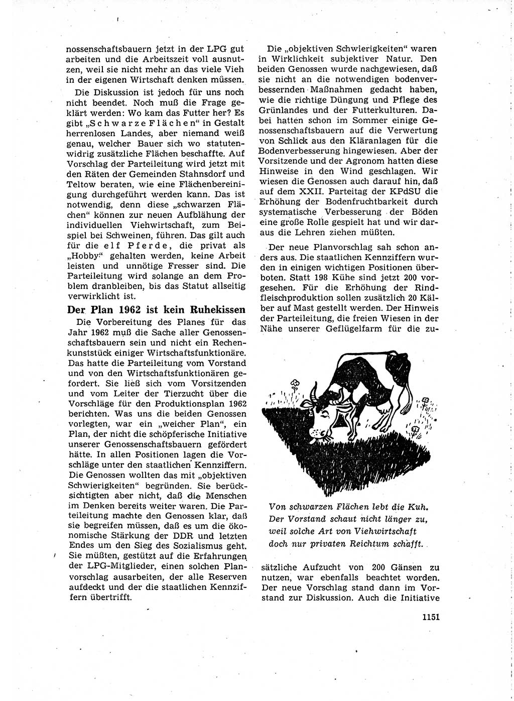 Neuer Weg (NW), Organ des Zentralkomitees (ZK) der SED (Sozialistische Einheitspartei Deutschlands) für Fragen des Parteilebens, 16. Jahrgang [Deutsche Demokratische Republik (DDR)] 1961, Seite 1151 (NW ZK SED DDR 1961, S. 1151)