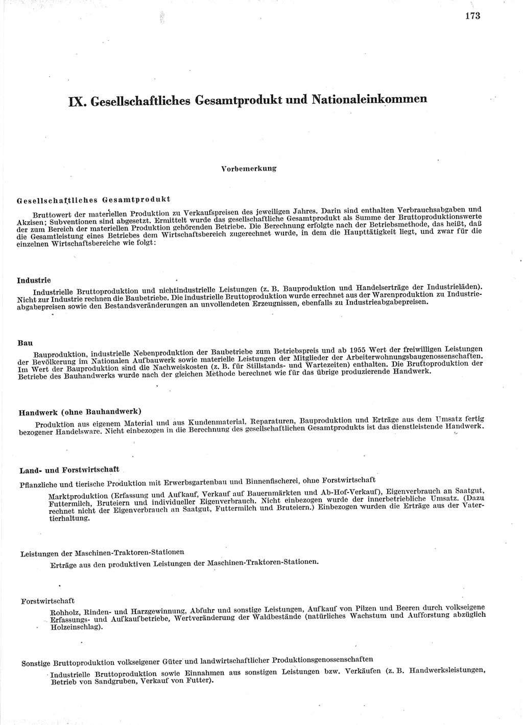 Statistisches Jahrbuch der Deutschen Demokratischen Republik (DDR) 1960-1961, Seite 173 (Stat. Jb. DDR 1960-1961, S. 173)