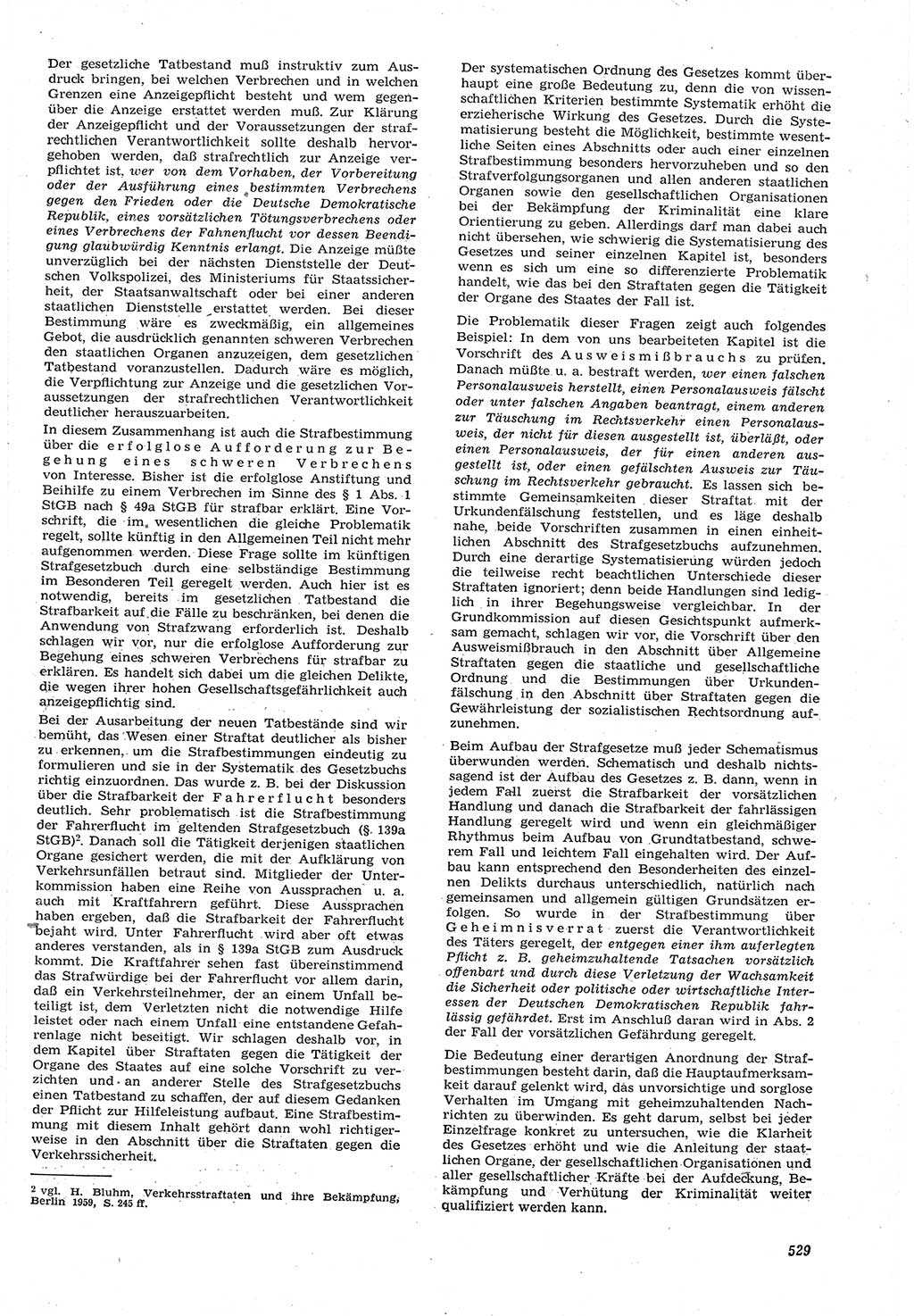 Neue Justiz (NJ), Zeitschrift für Recht und Rechtswissenschaft [Deutsche Demokratische Republik (DDR)], 15. Jahrgang 1961, Seite 529 (NJ DDR 1961, S. 529)