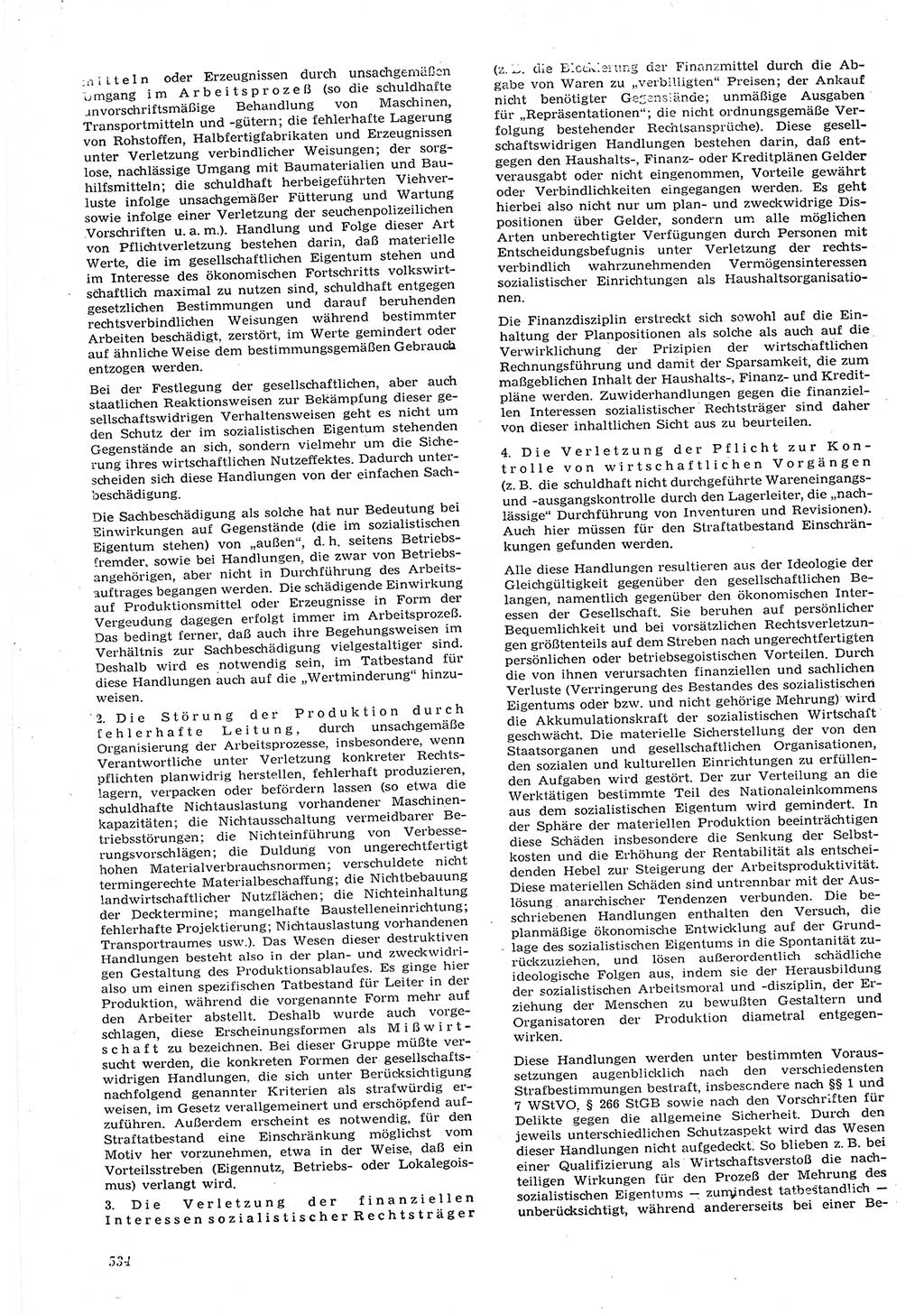 Neue Justiz (NJ), Zeitschrift für Recht und Rechtswissenschaft [Deutsche Demokratische Republik (DDR)], 15. Jahrgang 1961, Seite 534 (NJ DDR 1961, S. 534)