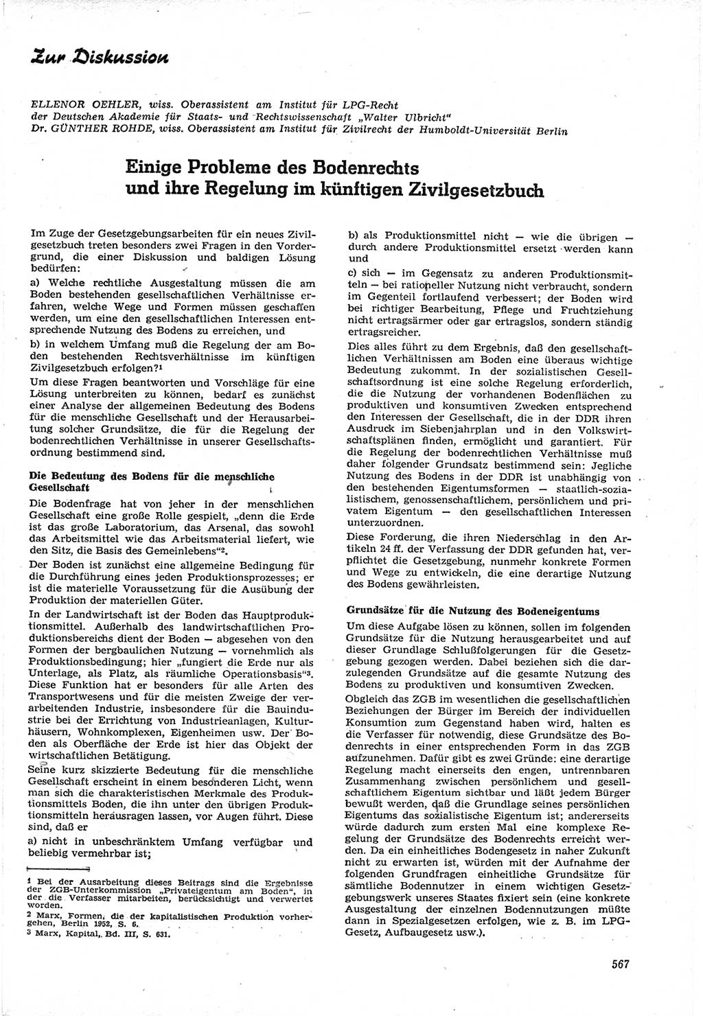 Neue Justiz (NJ), Zeitschrift für Recht und Rechtswissenschaft [Deutsche Demokratische Republik (DDR)], 15. Jahrgang 1961, Seite 567 (NJ DDR 1961, S. 567)