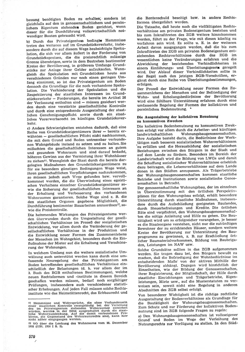 Neue Justiz (NJ), Zeitschrift für Recht und Rechtswissenschaft [Deutsche Demokratische Republik (DDR)], 15. Jahrgang 1961, Seite 570 (NJ DDR 1961, S. 570)