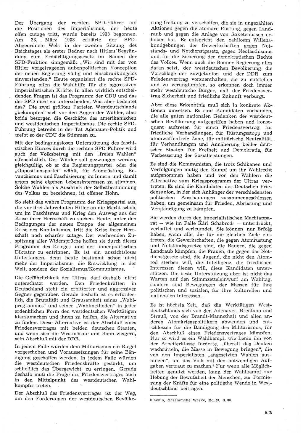 Neue Justiz (NJ), Zeitschrift für Recht und Rechtswissenschaft [Deutsche Demokratische Republik (DDR)], 15. Jahrgang 1961, Seite 589 (NJ DDR 1961, S. 589)