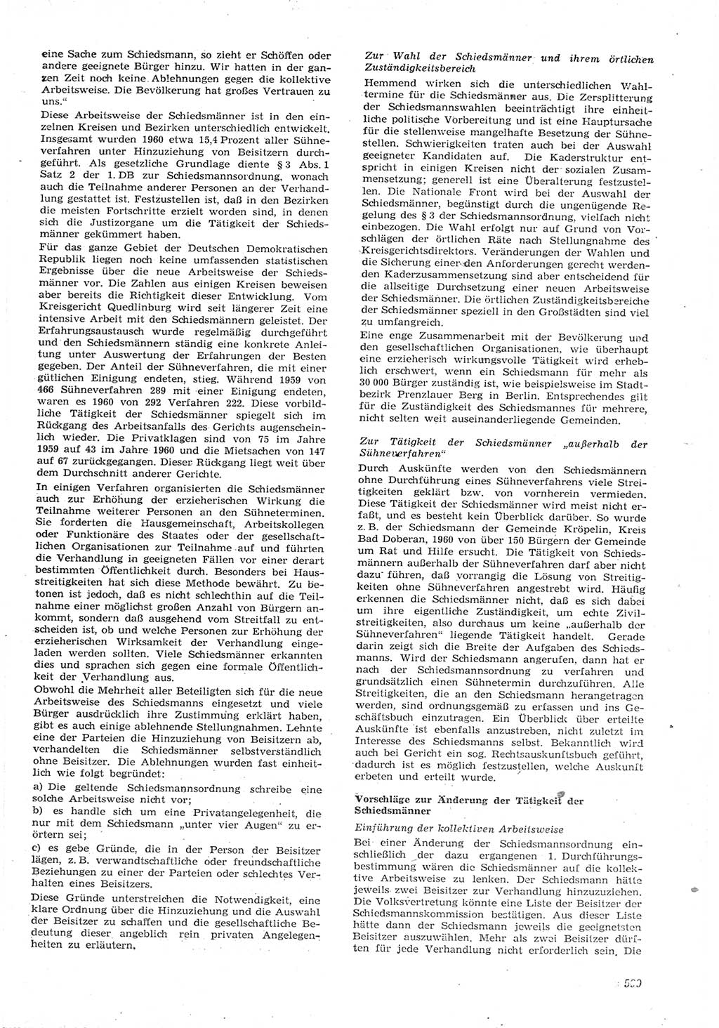 Neue Justiz (NJ), Zeitschrift für Recht und Rechtswissenschaft [Deutsche Demokratische Republik (DDR)], 15. Jahrgang 1961, Seite 599 (NJ DDR 1961, S. 599)