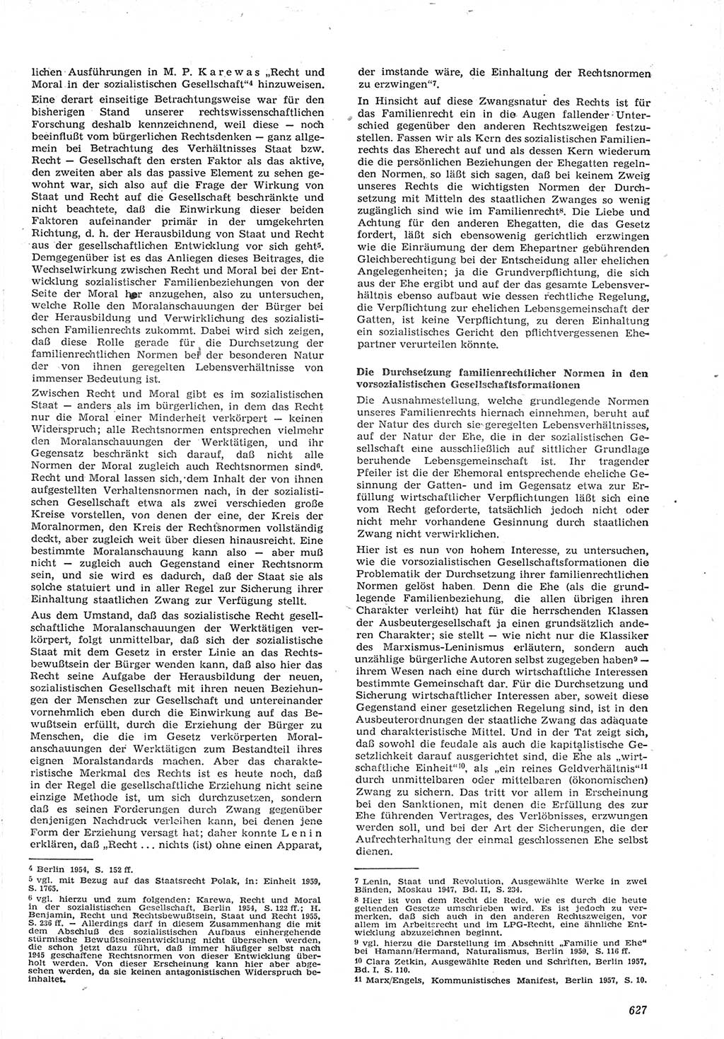 Neue Justiz (NJ), Zeitschrift für Recht und Rechtswissenschaft [Deutsche Demokratische Republik (DDR)], 15. Jahrgang 1961, Seite 627 (NJ DDR 1961, S. 627)