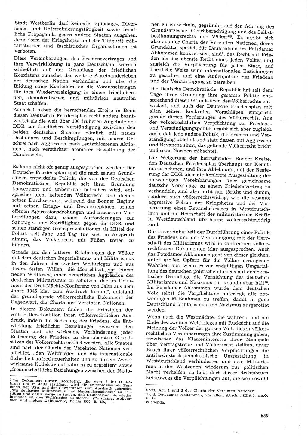 Neue Justiz (NJ), Zeitschrift für Recht und Rechtswissenschaft [Deutsche Demokratische Republik (DDR)], 15. Jahrgang 1961, Seite 659 (NJ DDR 1961, S. 659)
