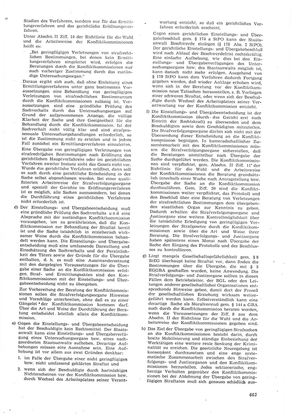 Neue Justiz (NJ), Zeitschrift für Recht und Rechtswissenschaft [Deutsche Demokratische Republik (DDR)], 15. Jahrgang 1961, Seite 663 (NJ DDR 1961, S. 663)