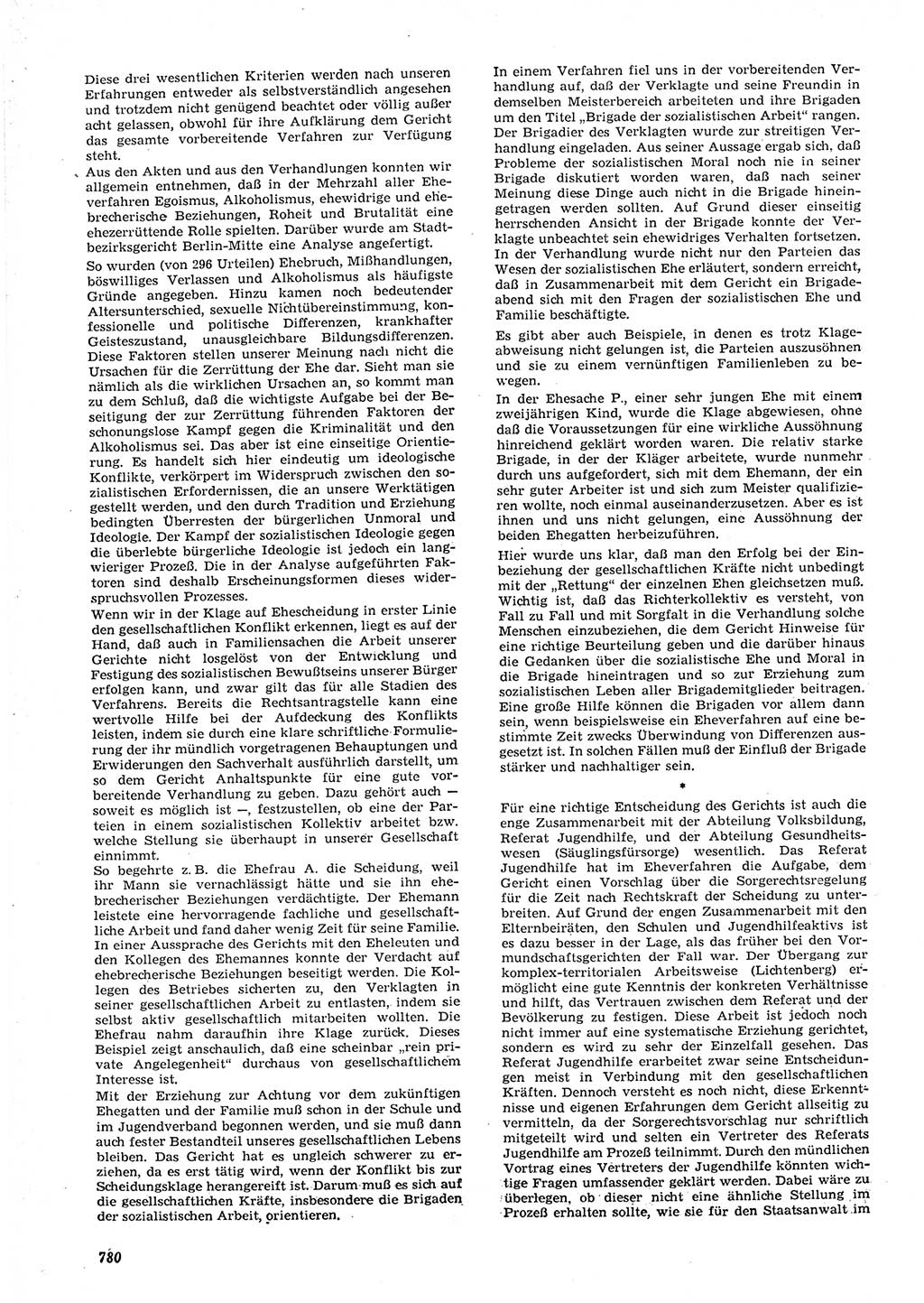 Neue Justiz (NJ), Zeitschrift für Recht und Rechtswissenschaft [Deutsche Demokratische Republik (DDR)], 15. Jahrgang 1961, Seite 780 (NJ DDR 1961, S. 780)