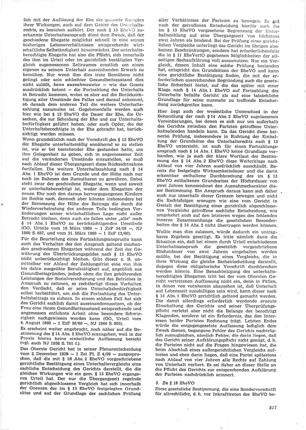 Neue Justiz (NJ), Zeitschrift für Recht und Rechtswissenschaft [Deutsche Demokratische Republik (DDR)], 15. Jahrgang 1961, Seite 817 (NJ DDR 1961, S. 817)