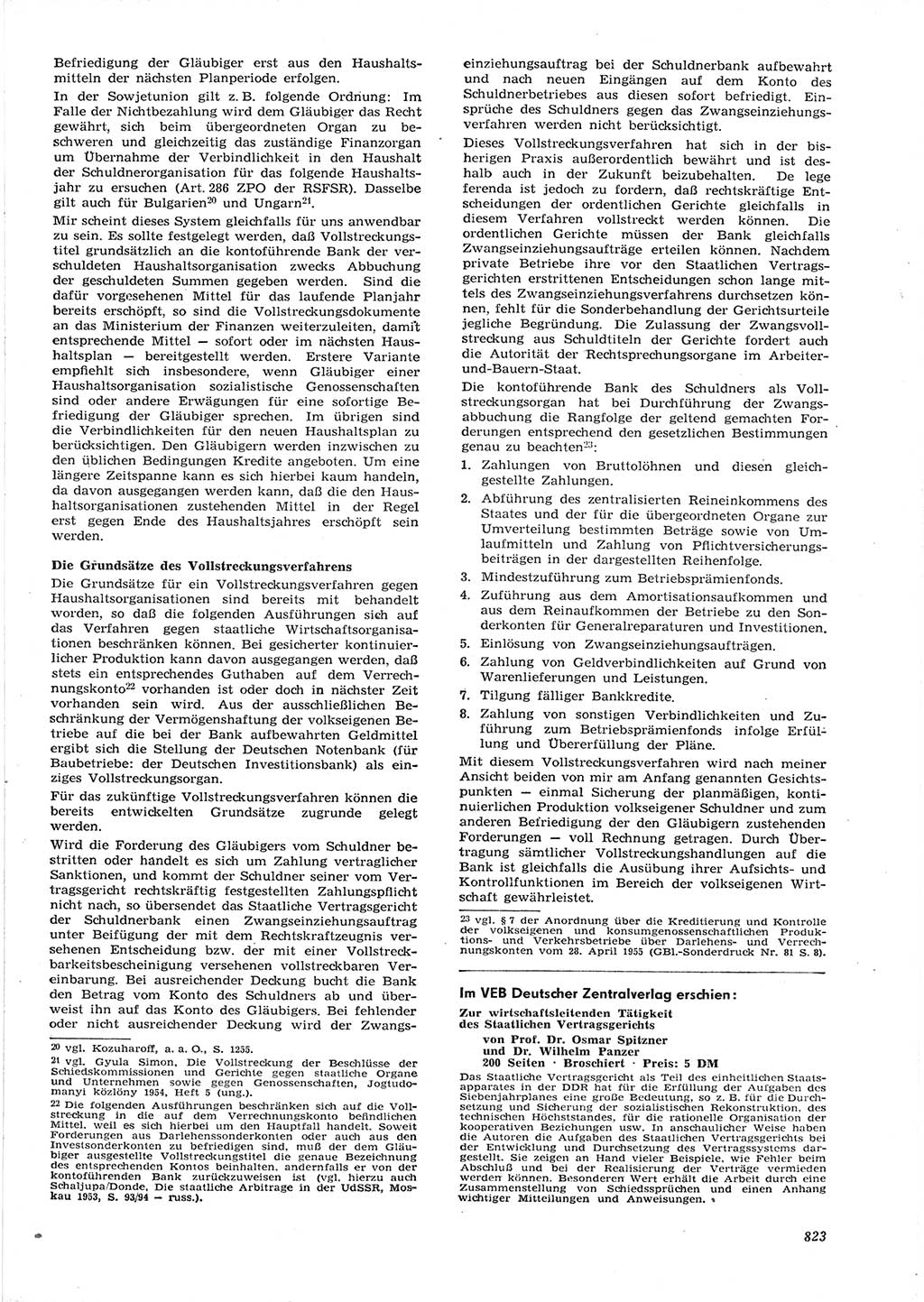 Neue Justiz (NJ), Zeitschrift für Recht und Rechtswissenschaft [Deutsche Demokratische Republik (DDR)], 15. Jahrgang 1961, Seite 823 (NJ DDR 1961, S. 823)